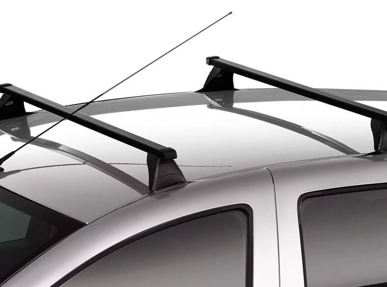 Tbvechi - Portaequipajes de techo para parte superior de auto, barra  cruzada, marco de ventana ajustable, barras de techo negras
